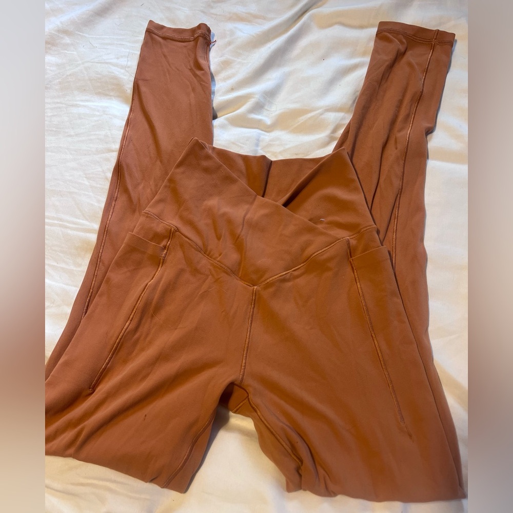 High-Waist Camel Colored Leggings